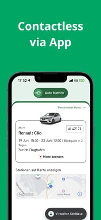 Contactless usage