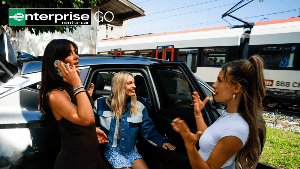 Enterprise GO: Dein Sommer-Roadtrip ab SBB P+Rail Stationen