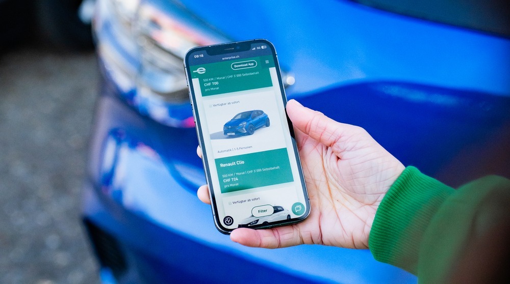 Abonnement auto Enterprise Minilease Abonnez-vous, tout simplement!