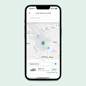 GO app screen contactless