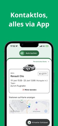 Kontaktlos via App