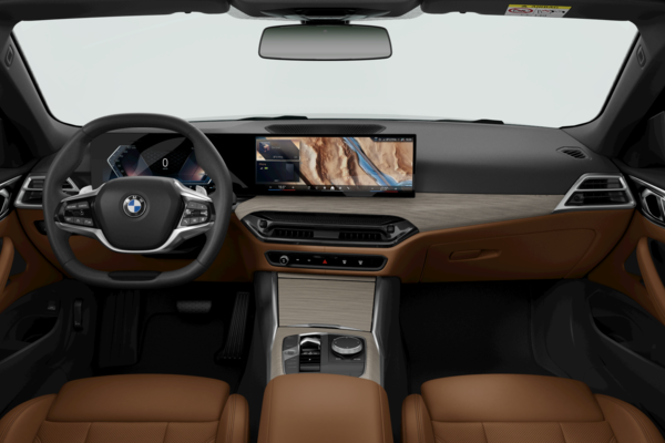 Grauer BMW 430 xDrive Cabrio Interieur: eleganter, leistungsstarker Allrad-Convertible.